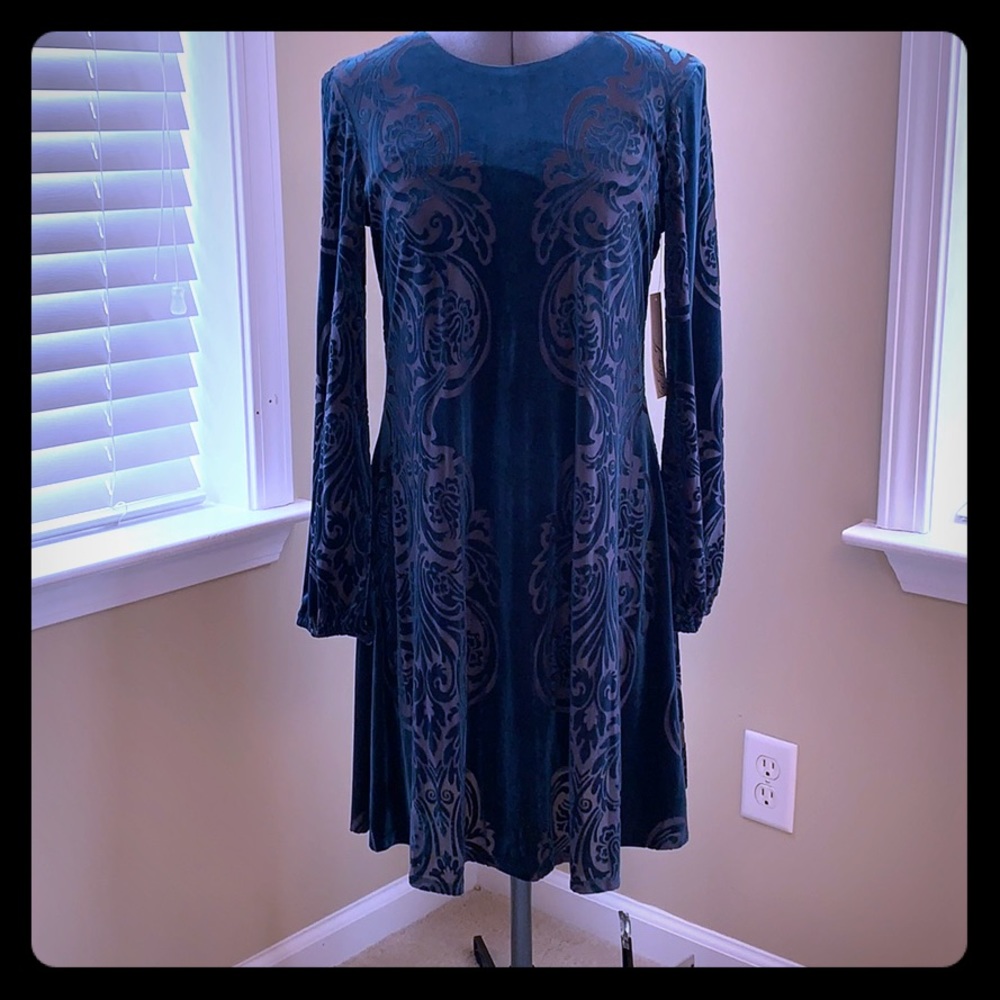 NWT Eliza J Forest Green Dress - Size 6
